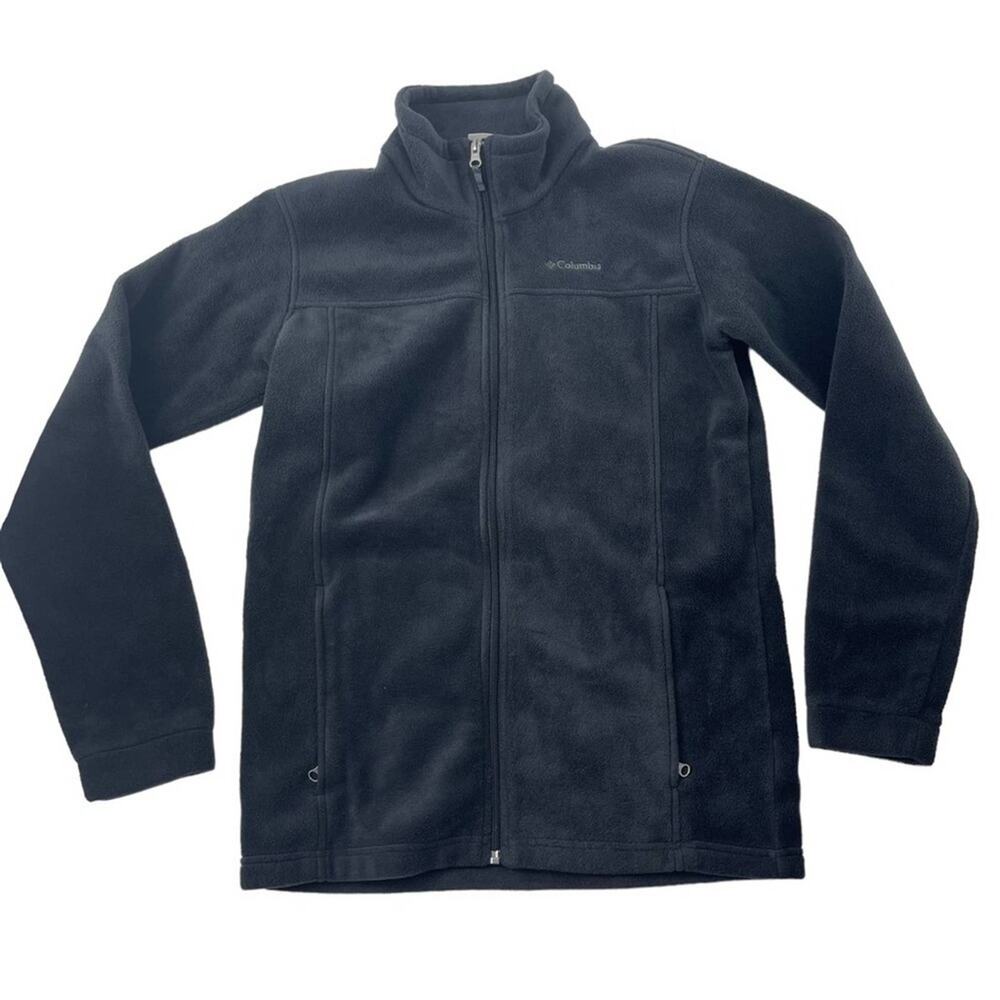 Columbia steens mountain fleece jacket full zip warm boys XL (18-20)